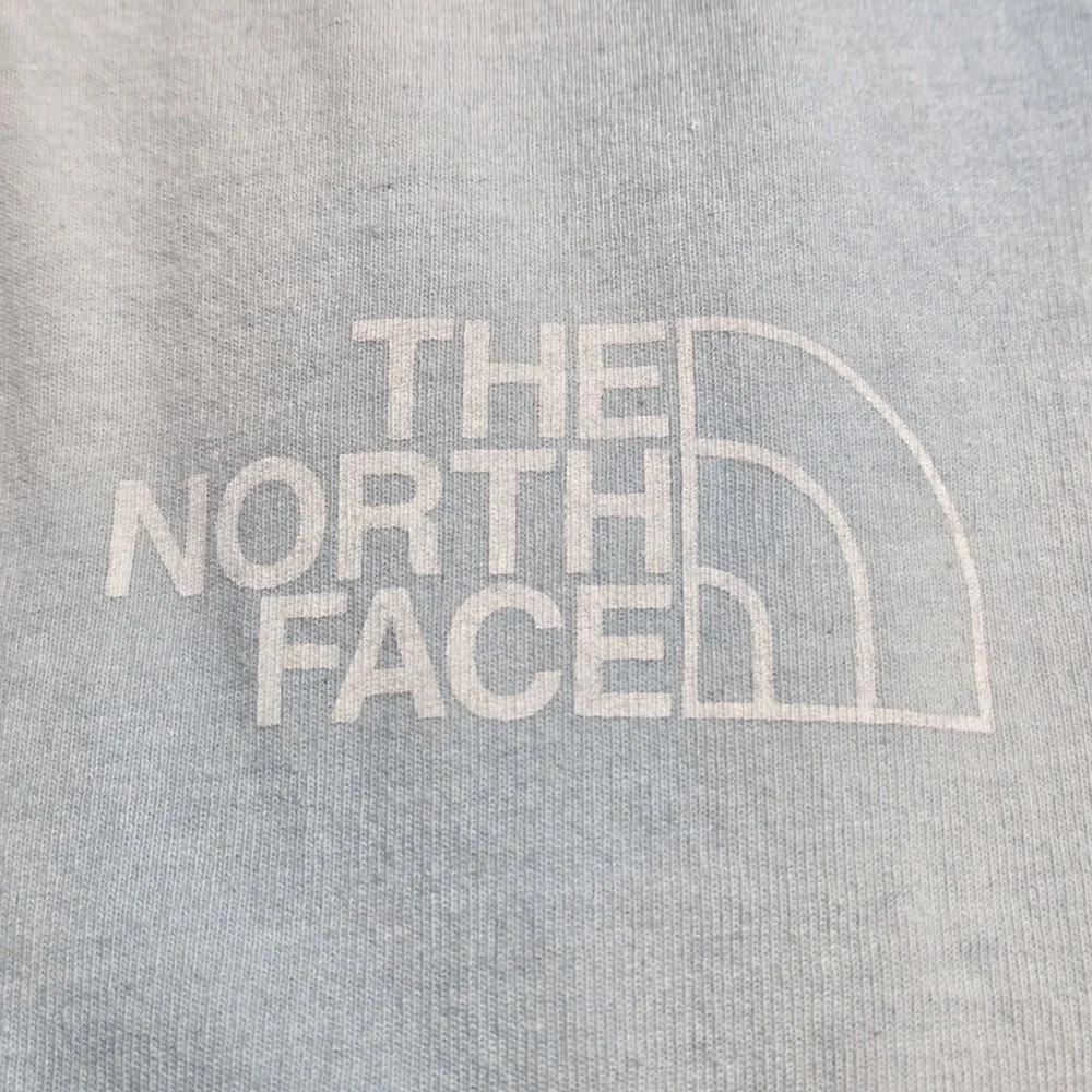 The North Face Men Shirt XL Light Blue Logo Short Sleeve